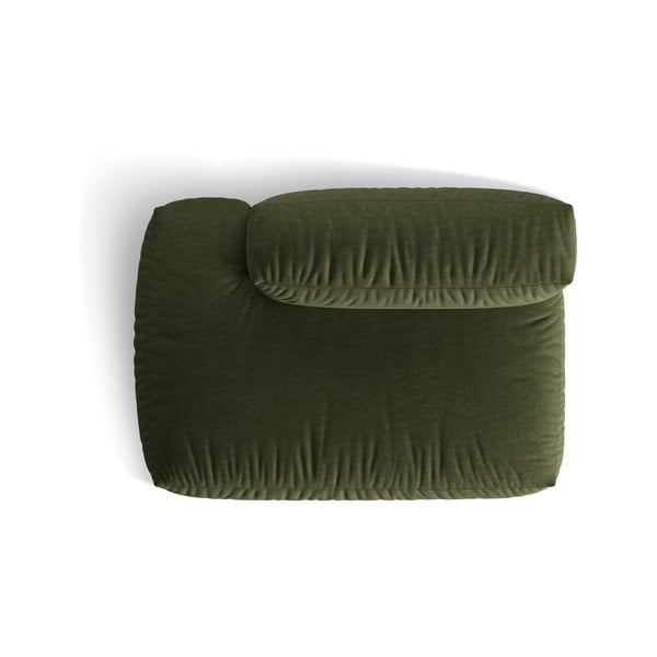 Zelený modul pohovky (ľavý roh) Martina – Micadoni Home-image-3