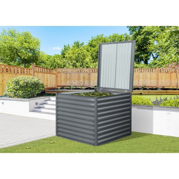 Tmavosivý kompostér 820 l Premium – Rojaplast-image-1