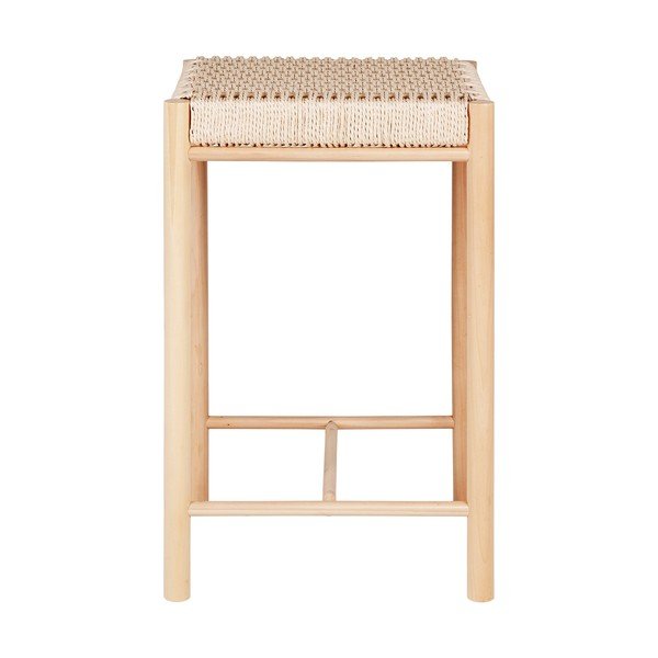 Barová stolička z topoľového dreva v prírodnej farbe 66,5 cm Abano – House Nordic-image-3