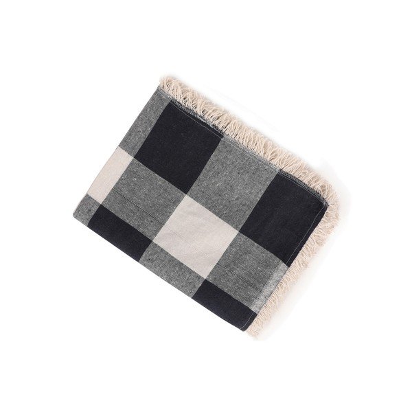 Bavlnená deka EnLora Home Dama Dark Blue, 160 x 220 cm-image-3