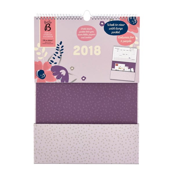 Vreckový kalendár Busy B Pocket 2018