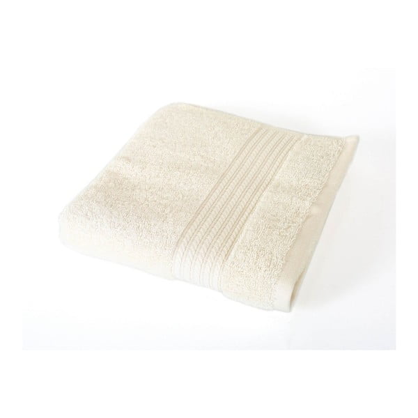 Krémovobiely bavlnený uterák Irya Home Egyptian Cotton, 50 × 90 cm