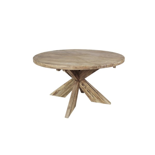 Jedálenský stôl z teakového dreva HSM Collection Tafel, ⌀ 130 cm
