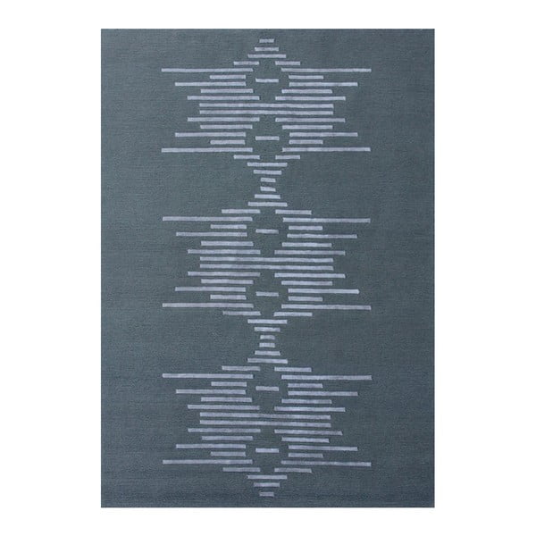 Sivý ručne viazaný koberec Linie Design Dany, 170 x 240 cm