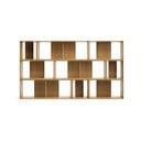 Modulárny policový systém v dekore duba v prírodnej farbe 9 ks 202x114 cm Litto – Kave Home