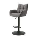 Sivé barové stoličky s nastaviteľnou výškou v súprave 2 ks Marilla – Unique Furniture