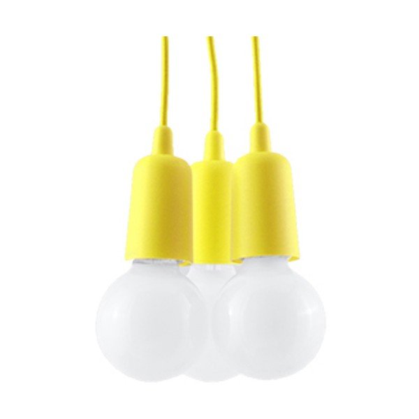 Žlté závesné svietidlo ø 15 cm Rene – Sollux-image-2