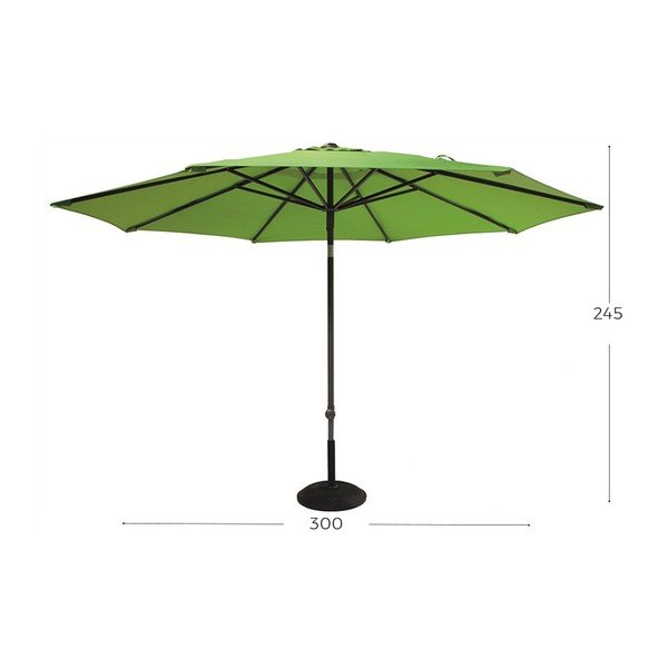 Zelený slnečník Hartman, ø 300 cm-image-1