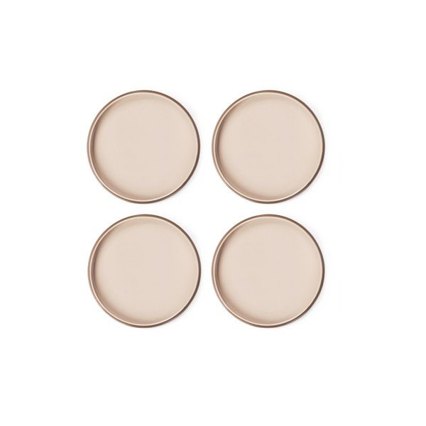 Béžové taniere v súprave 4 ks z kameniny ø 22 cm Terra Rondo – Bonami Selection-image-3