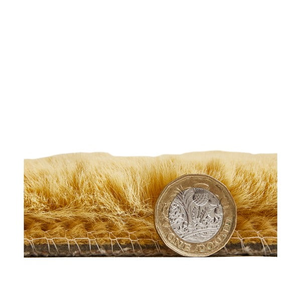 Žltý koberec Think Rugs Teddy, 60 x 120 cm-image-2