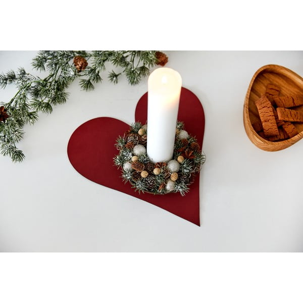 Prestieranie z eko kože 30x30 cm Heart Nupo – LIND DNA-image-2