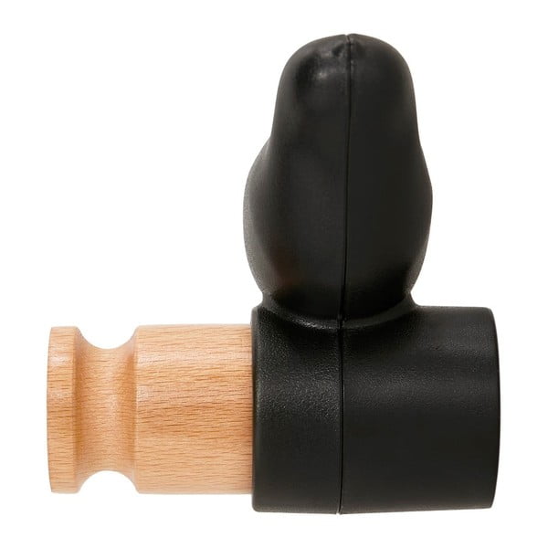 Čierny nástenný háčik Bonami Essentials Bird-image-3