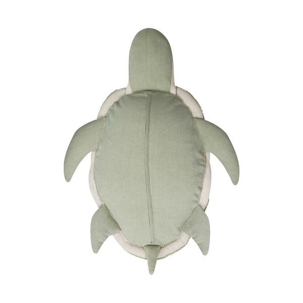 Zelený/krémovobiely detský sedací vak Mrs. Turtle – Lorena Canals-image-3