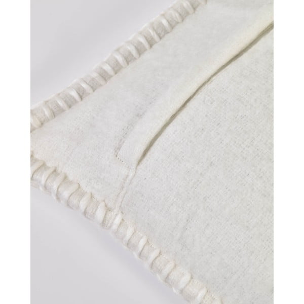 Obliečka na vankúš s prímesou vlny 45x45 cm Augustina – Kave Home-image-3