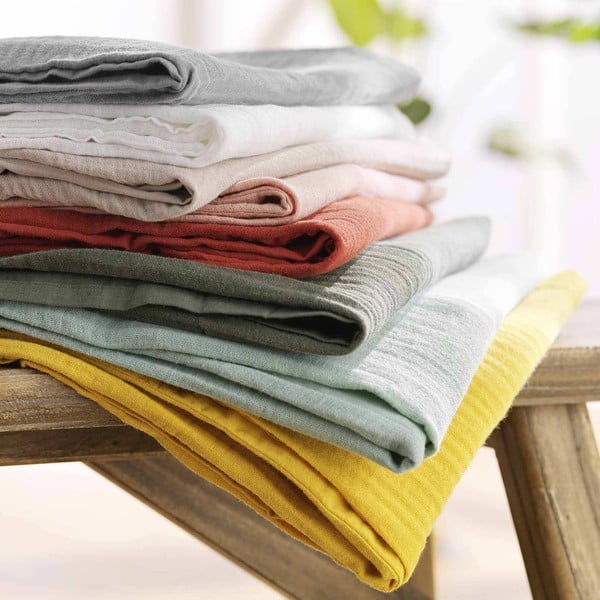 Ružové mušelínové obliečky na jednolôžko 140x200 cm Angelia – douceur d'intérieur-image-1