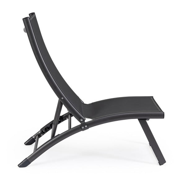 Antracitové kovové záhradné ležadlo Taylor – Bizzotto-image-2