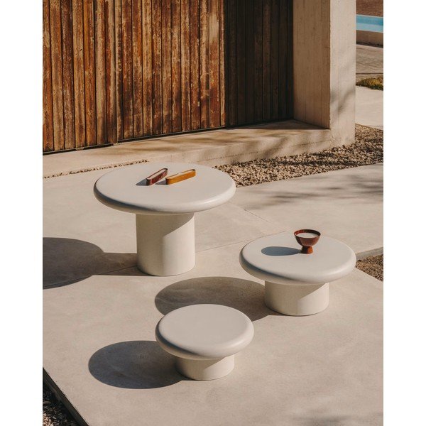 Okrúhly záhradný jedálenský stôl ø 90 cm Addaia – Kave Home-image-2