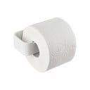 Biely nástenný kovový držiak na toaletný papier Ume – Zone