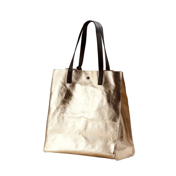 Kabelka zlatej farby z pravej kože Andrea Cardone Amy-image-3