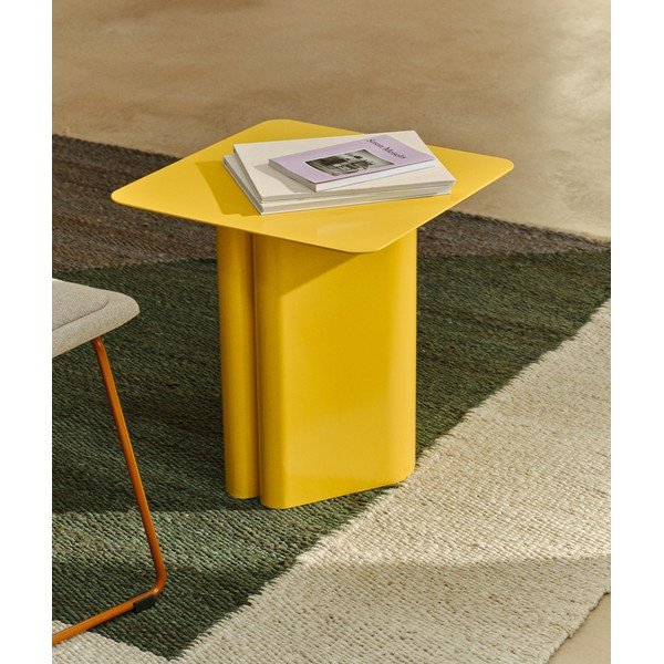 Kovový odkladací stolík 42x42 cm Arvin – Kave Home-image-1