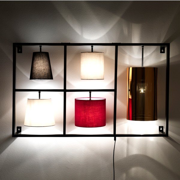 Čierna nástenná lampa Tomasucci Jumble-image-1