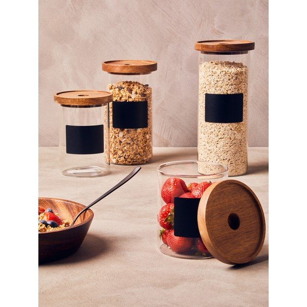 Sklenená dóza na potraviny Tromso – Premier Housewares-image-1
