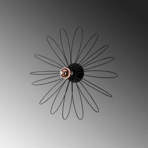 Čierne nástenné svietidlo Hemdem – Opviq lights-image-3