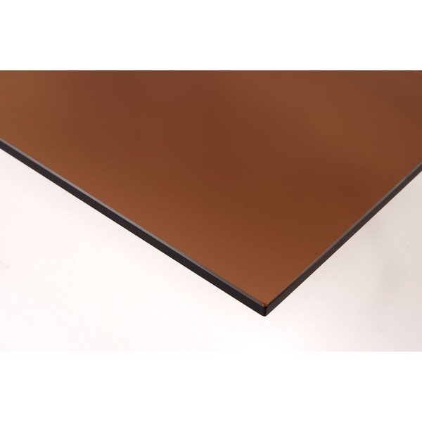 Hnedý oceľový okrúhly konferenčný stolík ø 45 cm Dunsley – Actona-image-3