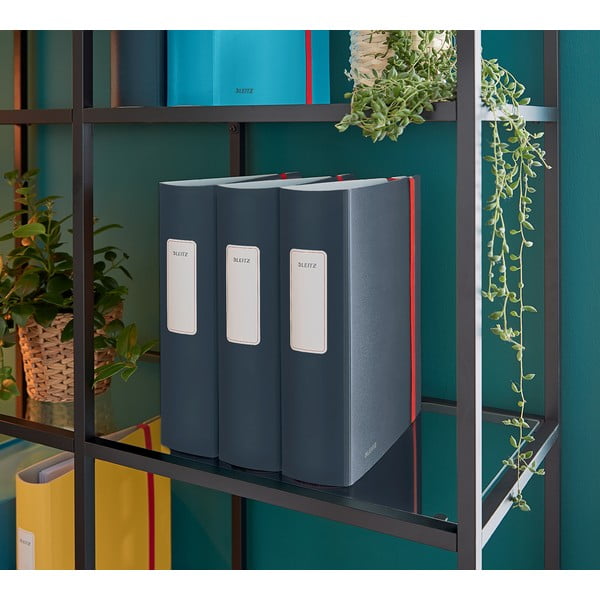 Sivý pákový zaraďovač Leitz Cosy, A4-image-3