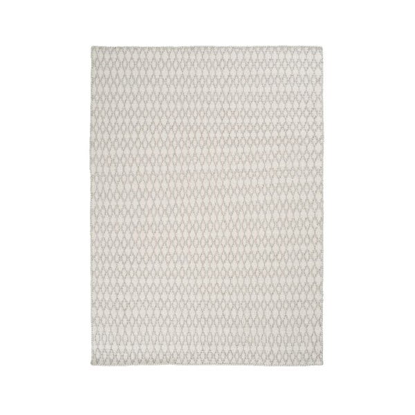 Vlnený koberec Elliot White, 170x240 cm