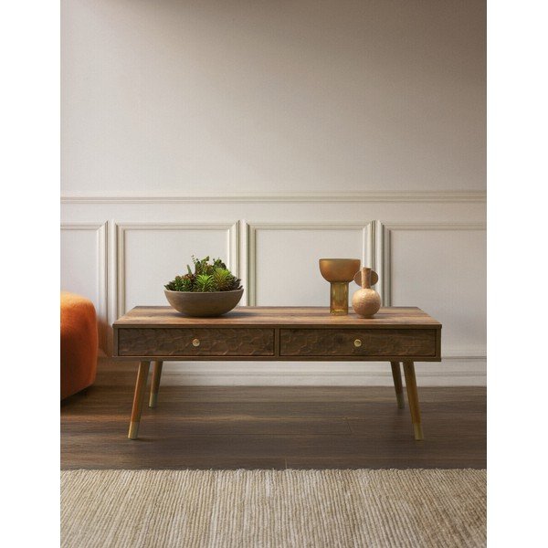 Konferenčný stolík v tmavo prírodnej farbe 59x110 cm Frida – Premier Housewares-image-4
