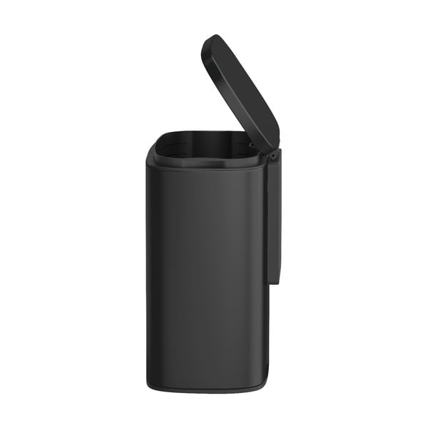 Čierny odpadkový kôš z nehrdzavejúcej ocele Wenko Sare-image-2