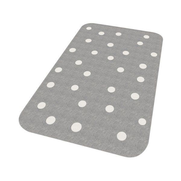 Detský sivý koberec Zala Living Dots, 67 × 120 cm-image-1