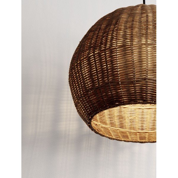 Ratanové závesné svietidlo v prírodnej farbe ø 39 cm Rielo – Nova Luce-image-1