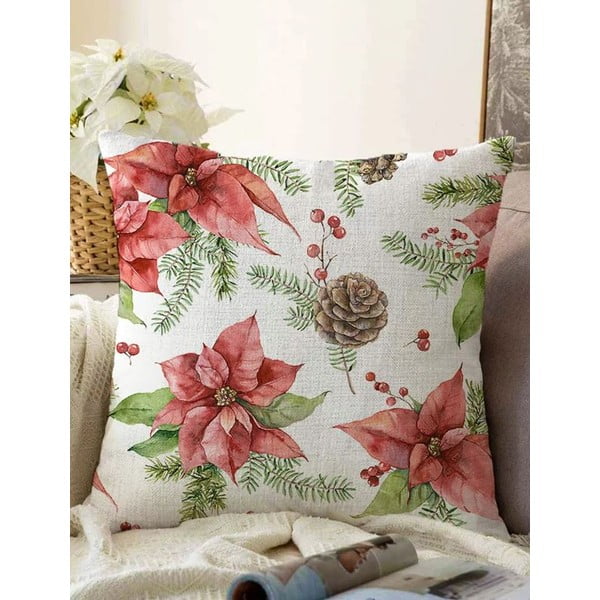 Obliečka na vankúš s vianočným motívom 43x43 cm – Mila Home