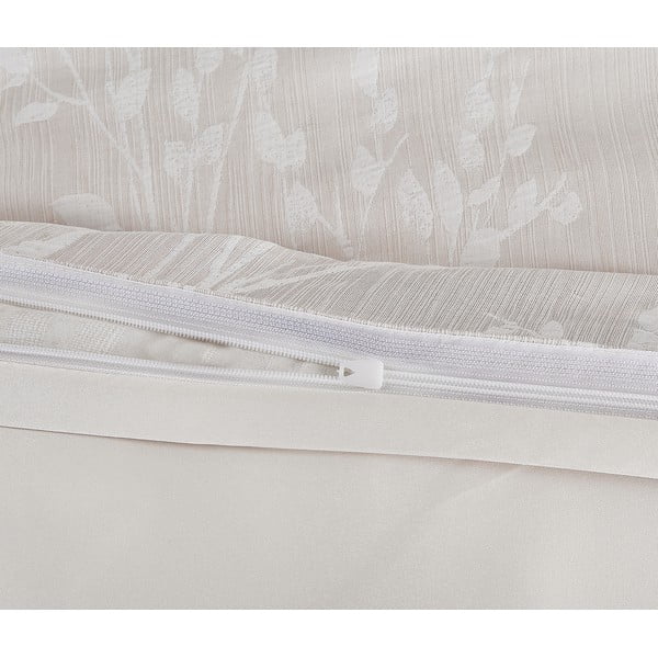 Béžové obliečky na jednolôžko z žakára 140x200 cm Boston – My House-image-3