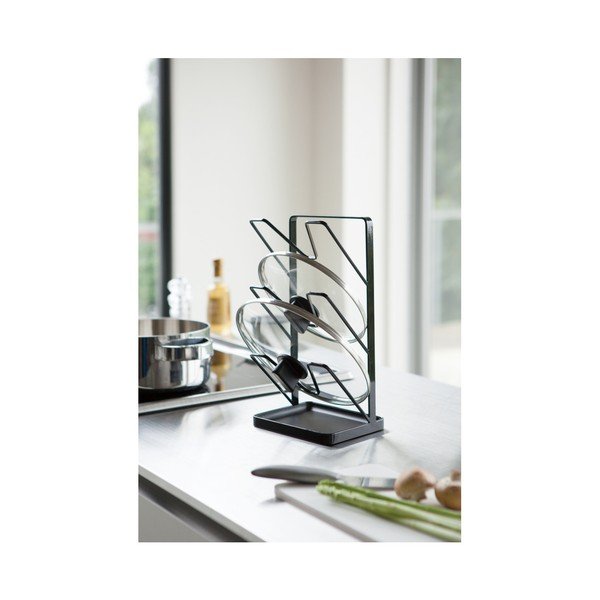 Čierny stojan na pokrievky Yamazaki Tower-image-1