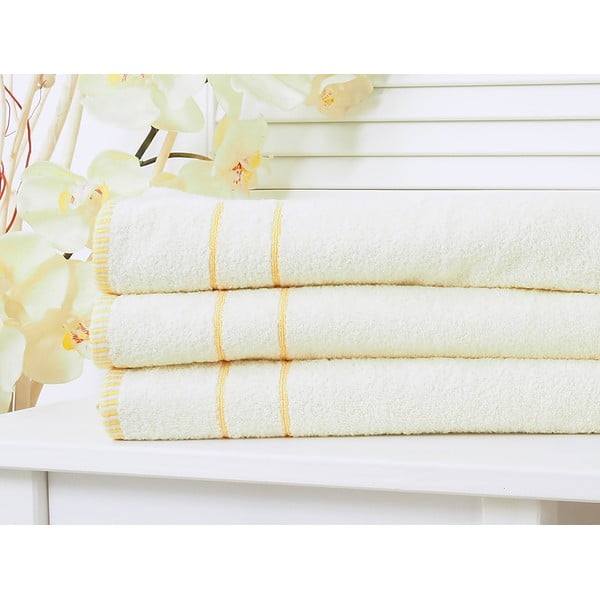 Žlto-krémový uterák 50x90 cm –  B.E.S.-image-1