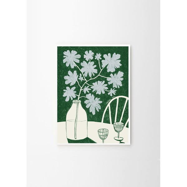 Plagát 30x40 cm Blue Flowers & Red Wine – Anouk van Cleef – The Poster Club-image-4