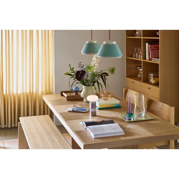 Jedálenský stôl v dekore duba 95x195 cm Skak – Hübsch-image-2