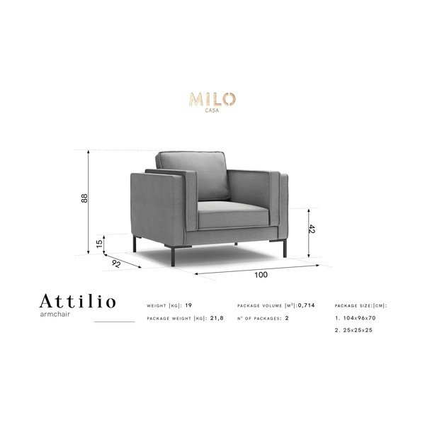 Žlté kreslo Milo Casa Attilio-image-4
