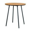 Okrúhly záhradný jedálenský stôl z teakového dreva ø 70 cm Cleveland – House Nordic