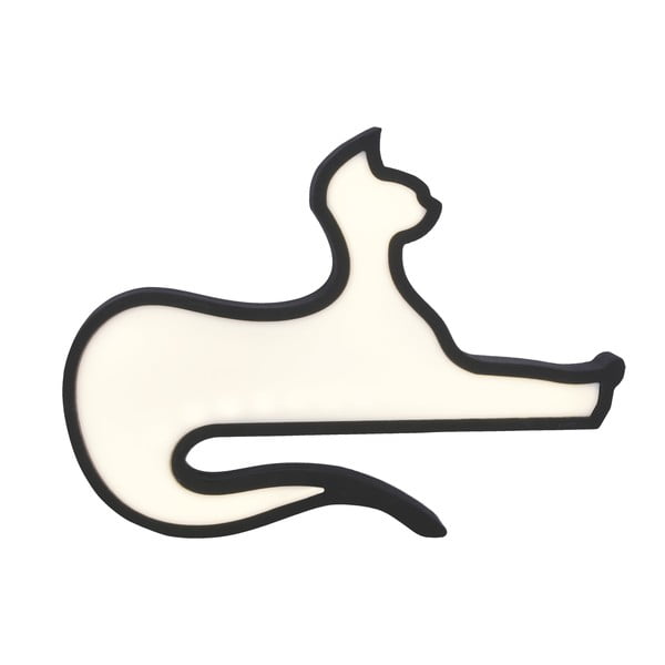 Čierna detská lampička Cat - Candellux Lighting-image-4