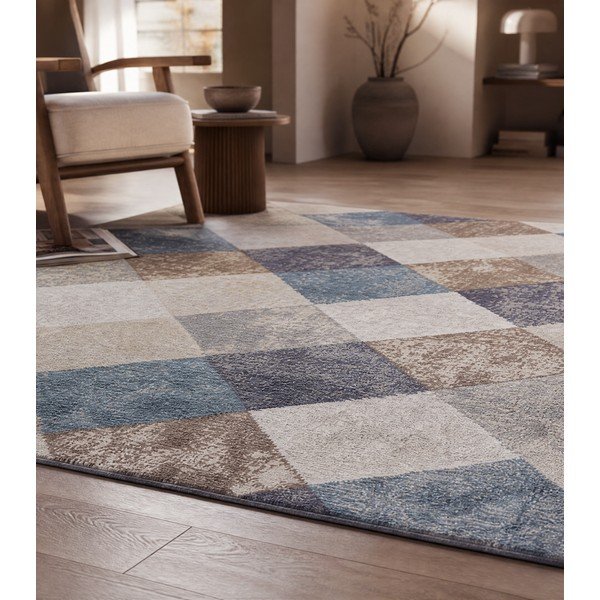 Modrý/béžový koberec 160x235 cm Terrain – Hanse Home-image-3