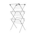 Trojposchodový sušiak na bielizeň v striebornej farbe - Addis