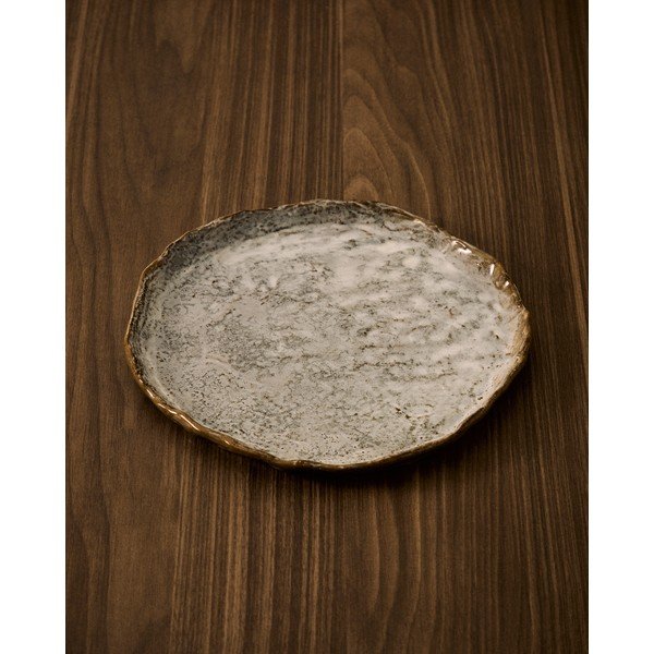 Sivý keramický tanier ø 26 cm Alenia – Kave Home-image-2