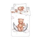 Bavlnené detské obliečky do postieľky 100x135 cm  Medvedík "Plane" – Jerry Fabrics