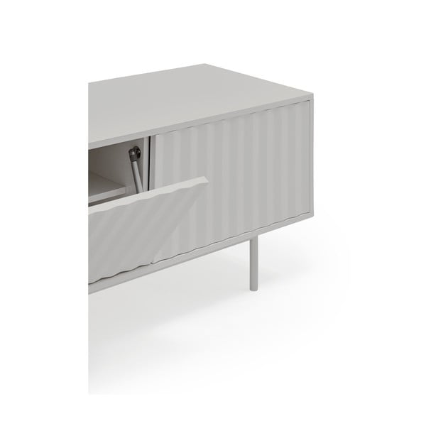 Sivý TV stolík 180x52 cm Sierra – Teulat-image-4
