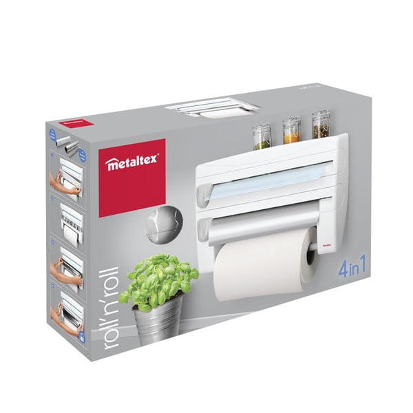 Ochranný box na kuchynské utierky a ďalšie doplnky Metaltex, dĺžka 38 cm-image-2