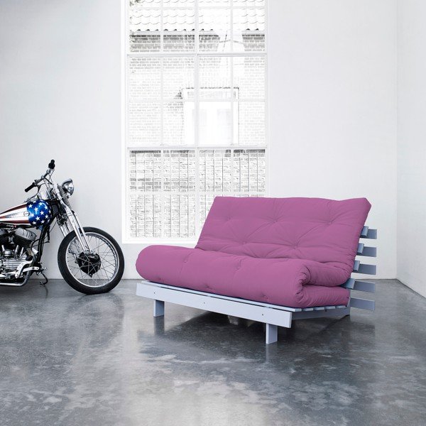 Variabilná pohovka Karup Roots White/Taffy Pink-image-1